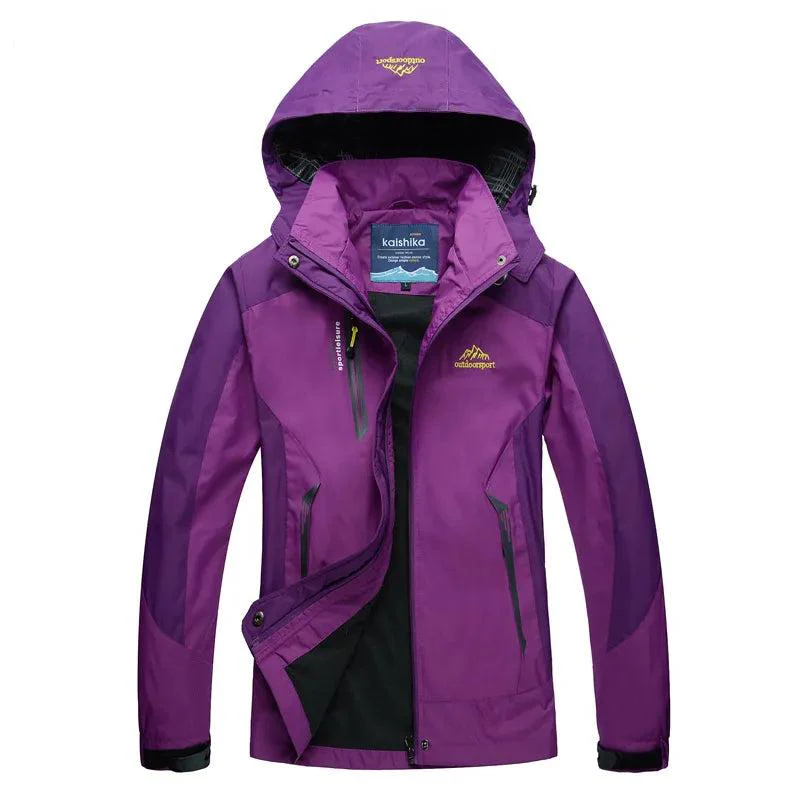 Wasserdichte Regenjacke für Damen | Mit Kapuze - Image 4