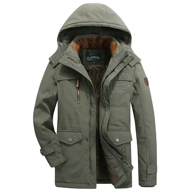 Wasserdichter Parka Wintermantel Kapuzenjacke - Image 2
