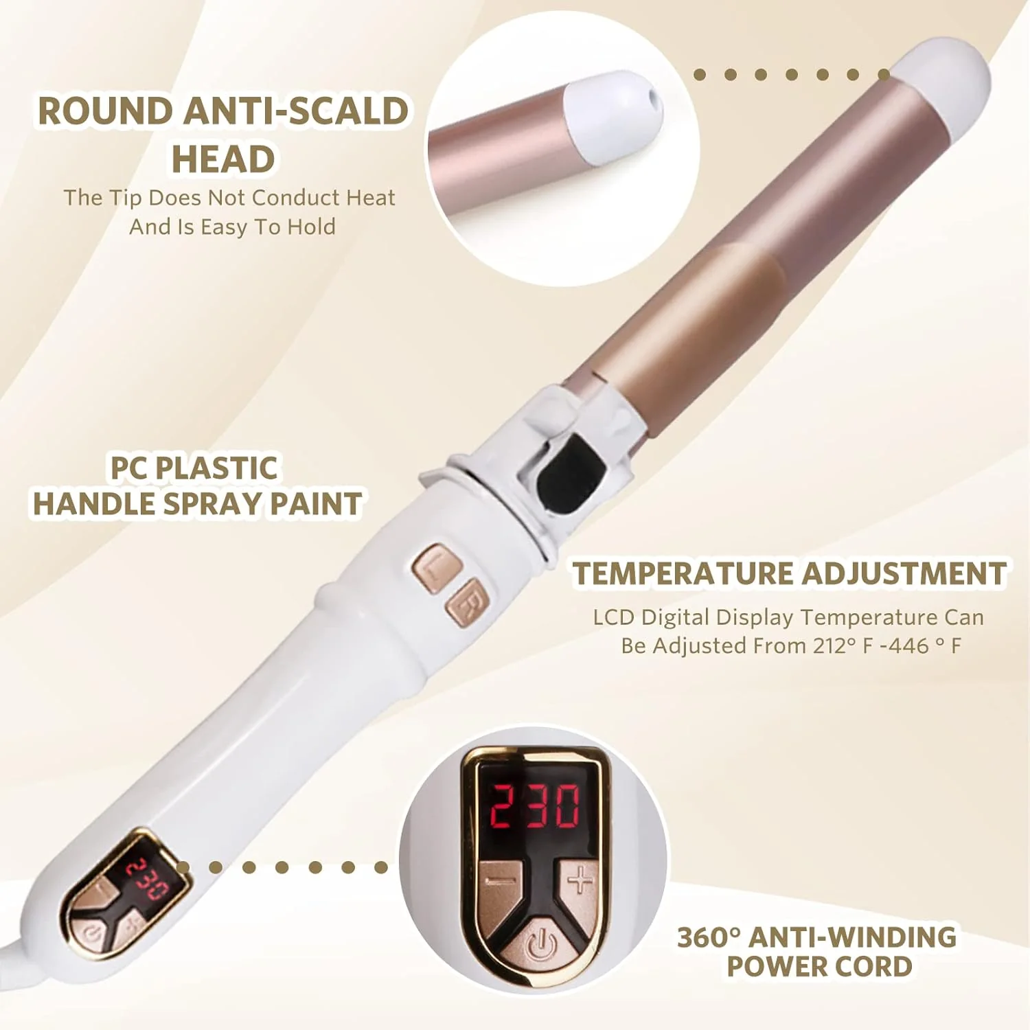 WaveLuxe | Doppel-Lockenstab und Haartrockner für müheloses Salon-Styling zu Hause - Image 4