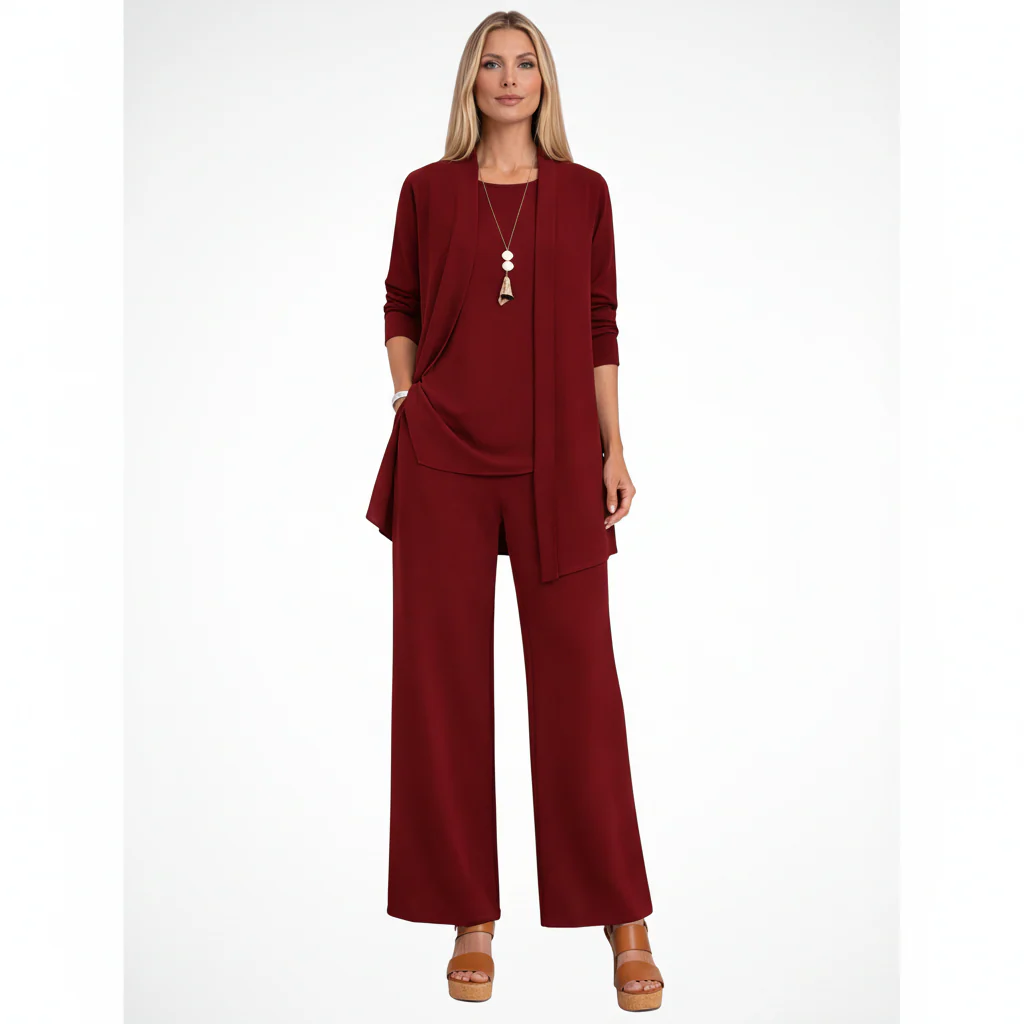 Wanda | Damen Elegantes 3-Teiliges Kleiderset – Koordiniertes Kleid Set Formal 2026 - Image 13