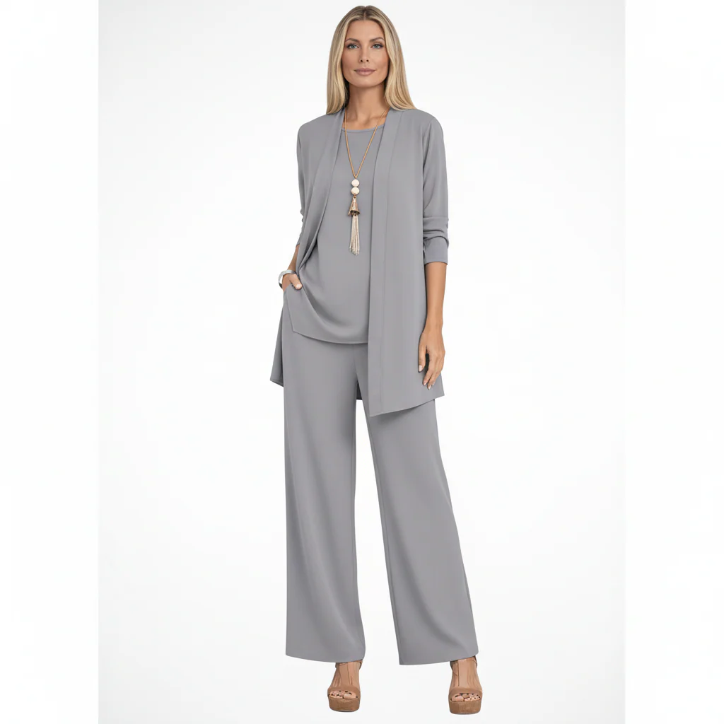 Wanda | Damen Elegantes 3-Teiliges Kleiderset – Koordiniertes Kleid Set Formal 2026 - Image 16
