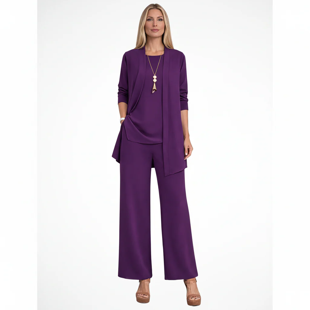 Wanda | Damen Elegantes 3-Teiliges Kleiderset – Koordiniertes Kleid Set Formal 2026 - Image 17