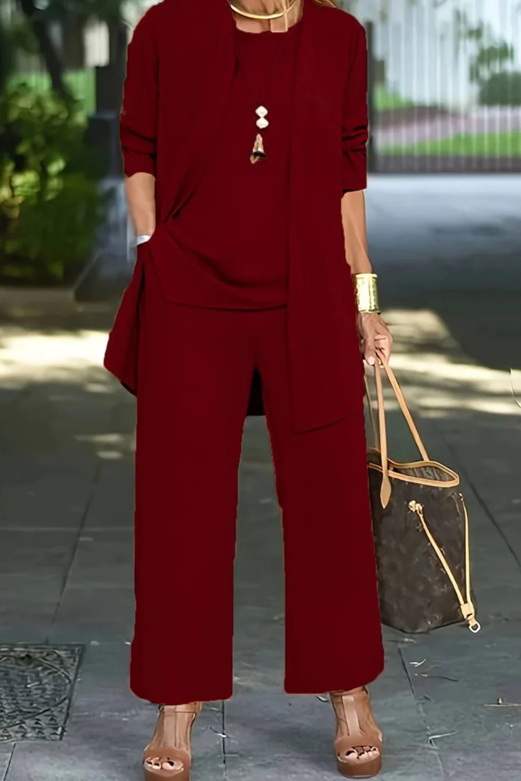 Wanda | Damen Elegantes 3-Teiliges Kleiderset – Koordiniertes Kleid Set Formal 2026 - Image 2
