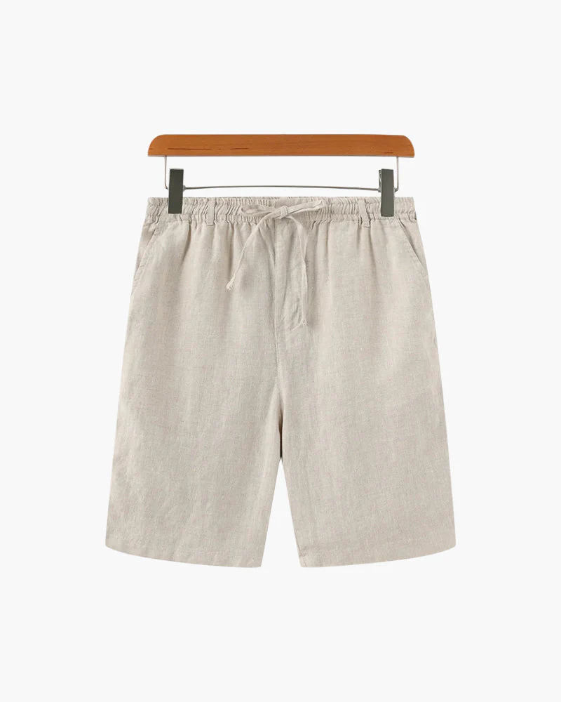 Waylon | Lightweight Herren Sommer Leinen-Shorts mit Kordelzug - Image 11