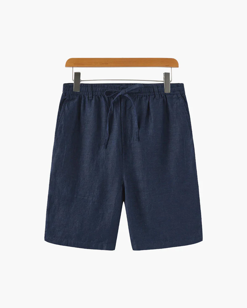 Waylon | Lightweight Herren Sommer Leinen-Shorts mit Kordelzug - Image 15