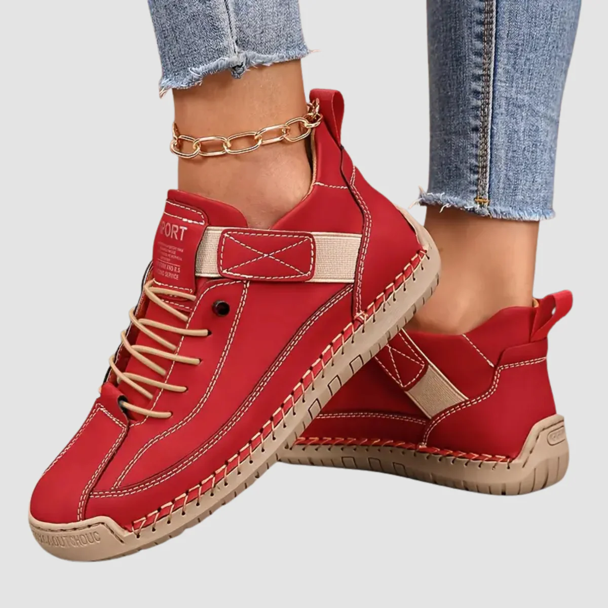 Weiße Sneaker Damen – Komfortable Schnürer Für Alltag Und Freizeit - Image 2