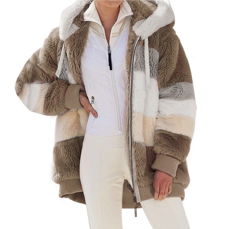 Weiche Jacke mit Kapuze für Damen - Image 3
