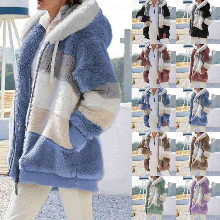 Weiche Jacke mit Kapuze für Damen - Image 4