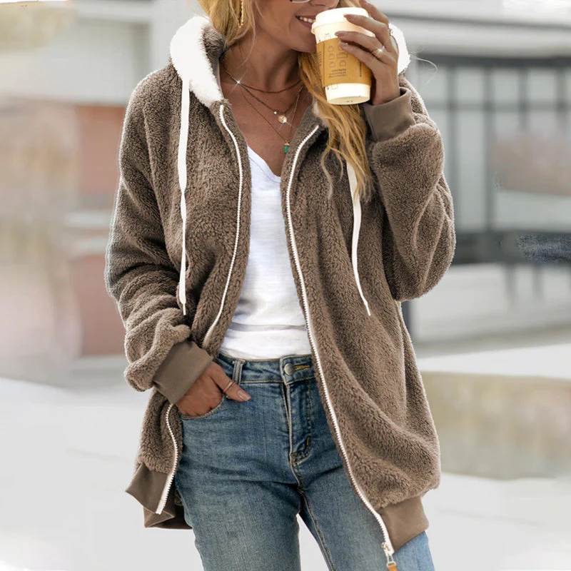 Weiche Reißverschlussjacke für Damen - Image 9