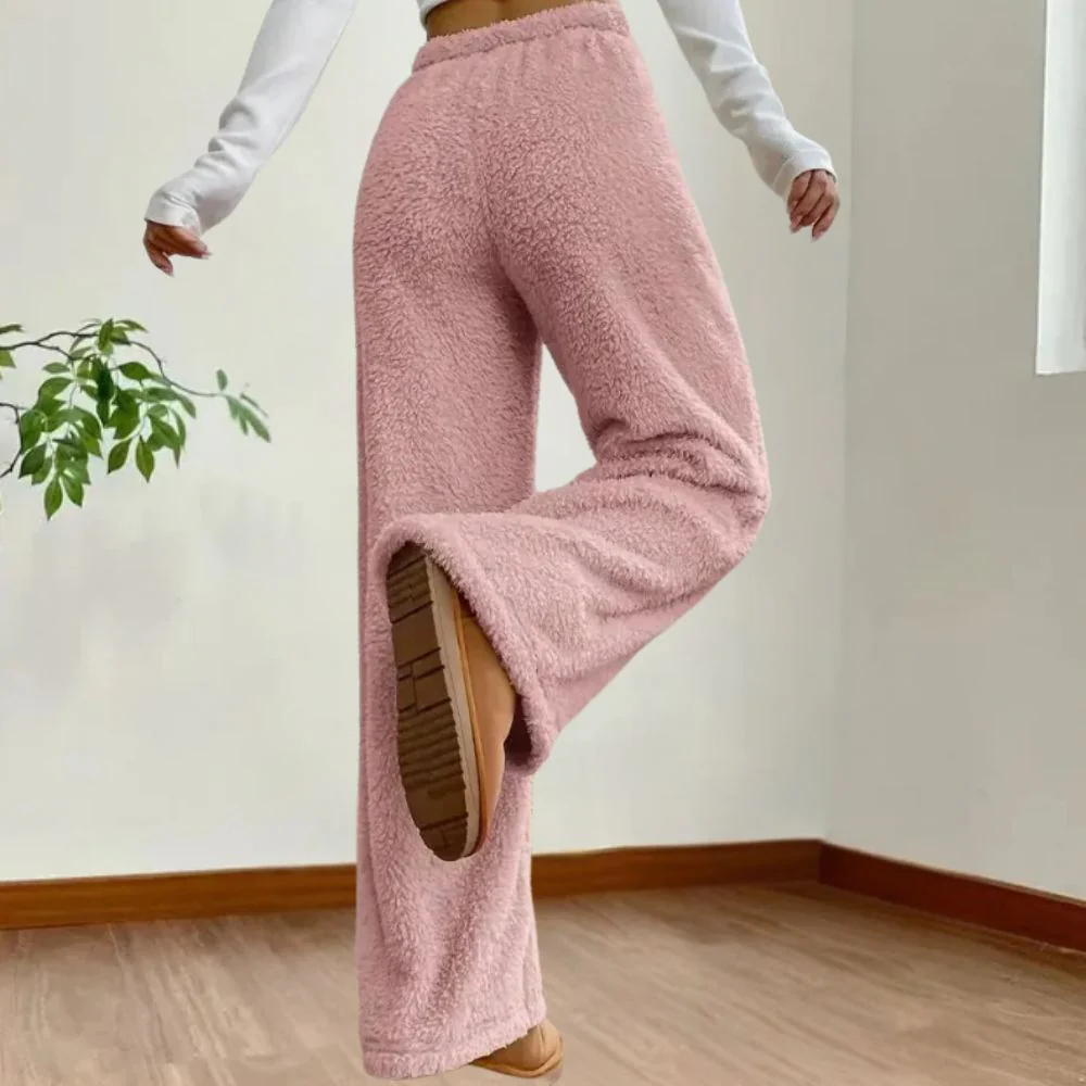 Weiche warme Damen Plüschhose - Image 2