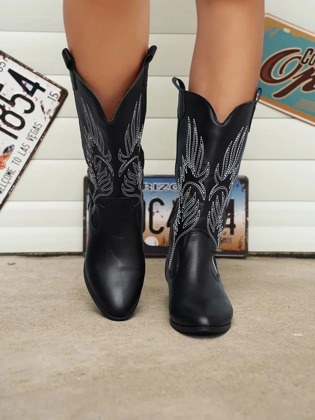 Weiche Western-Cowboystiefel für Damen | Bequem - Image 2