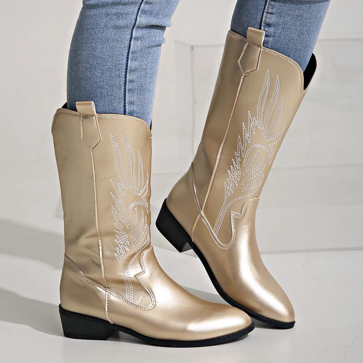 Weiche Western-Cowboystiefel für Damen | Bequem - Image 6