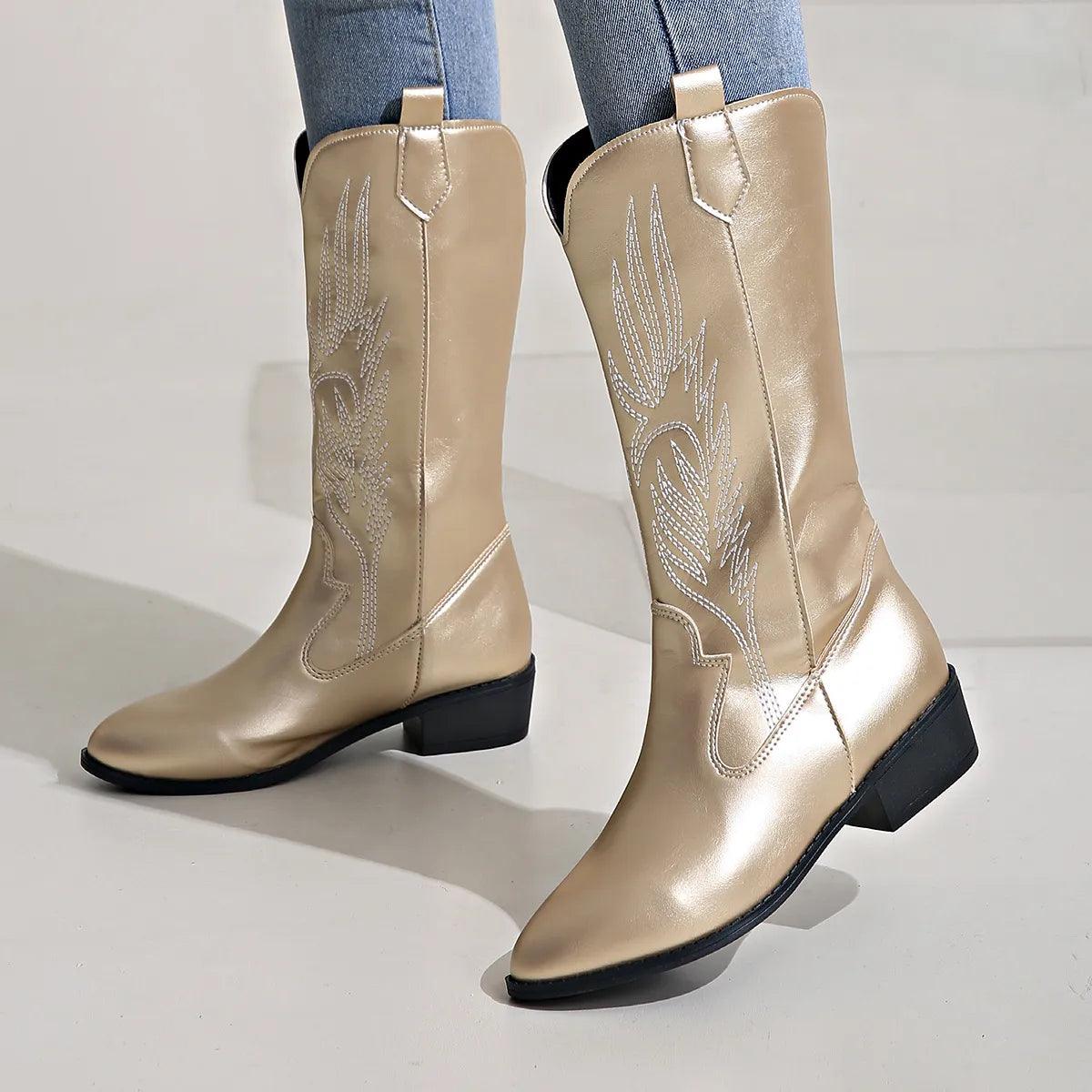 Weiche Western-Cowboystiefel für Damen | Bequem - Image 7