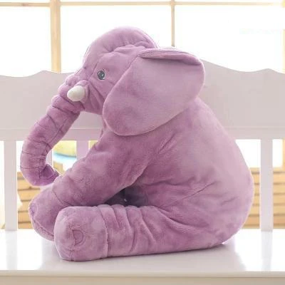Weiches Babyelefanten-Plüschtier – Kuschelkissen zum Wohlfühlen, für Nickerchen und frühes Lernen - Image 4