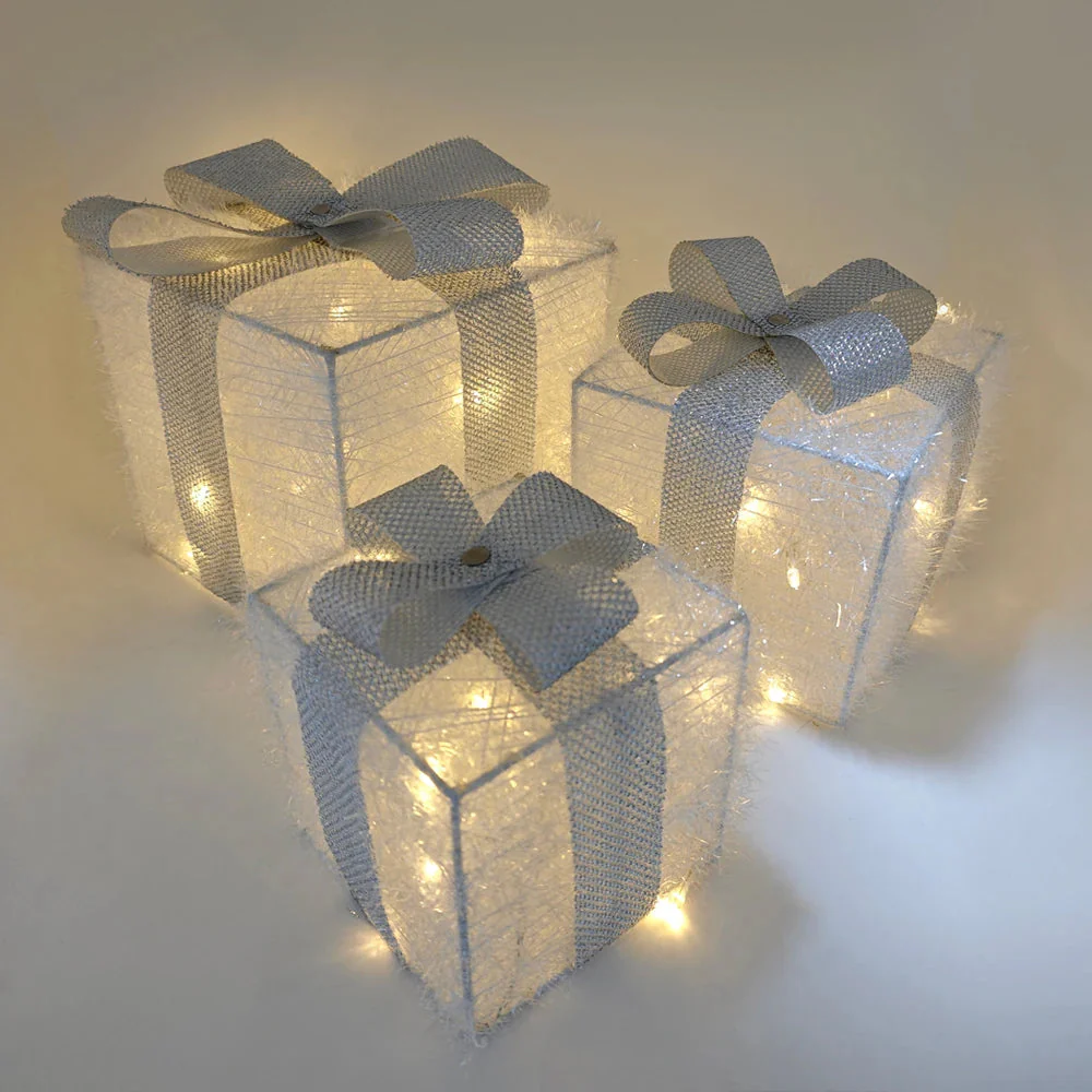 Weihnachtsgeschenke | LED-Geschenkbox-Lichterkette - Image 5