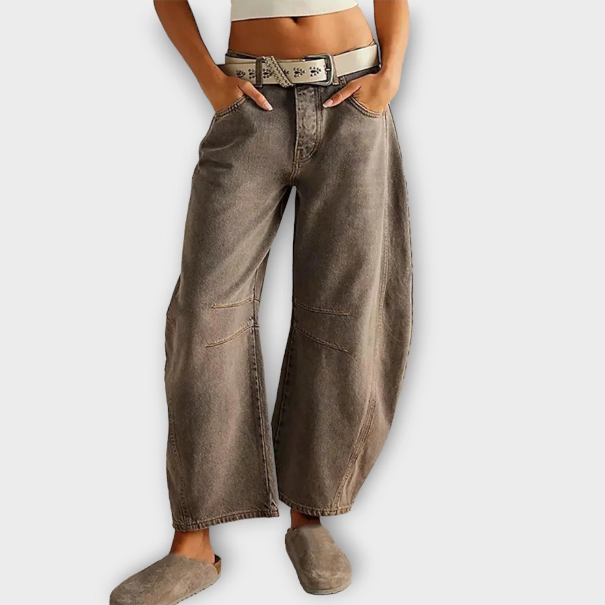 Weit geschnittene Jeans für Damen - Image 3