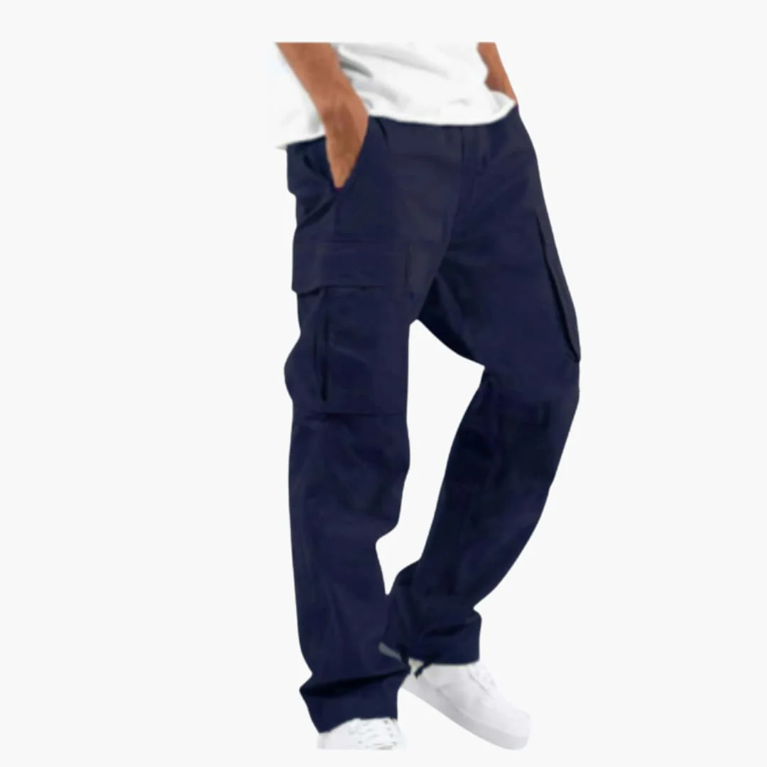 Weite Cargo-Hose für Männer - Bequeme Passform mit Taschen - Image 2