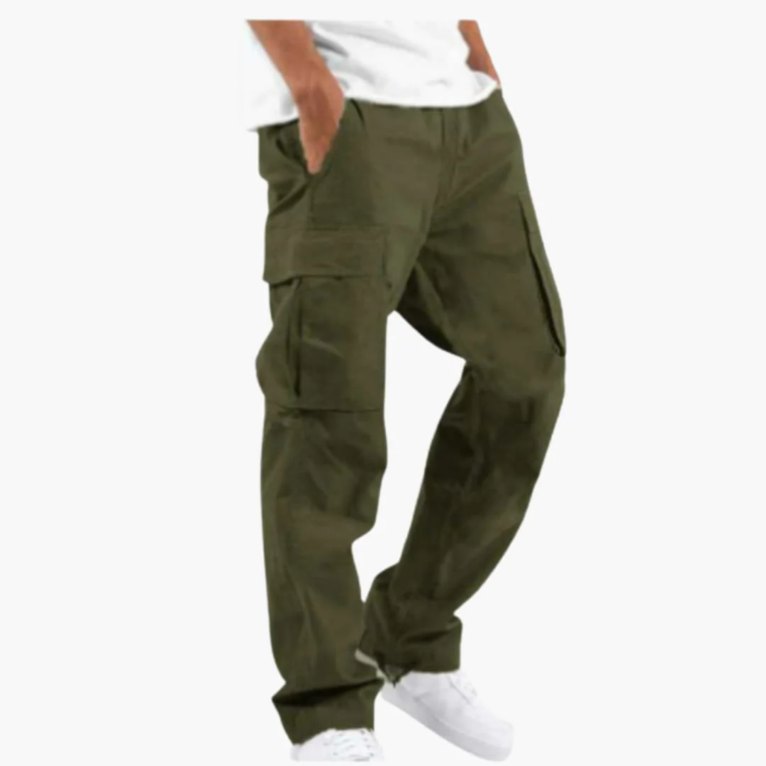 Weite Cargo-Hose für Männer - Bequeme Passform mit Taschen - Image 4