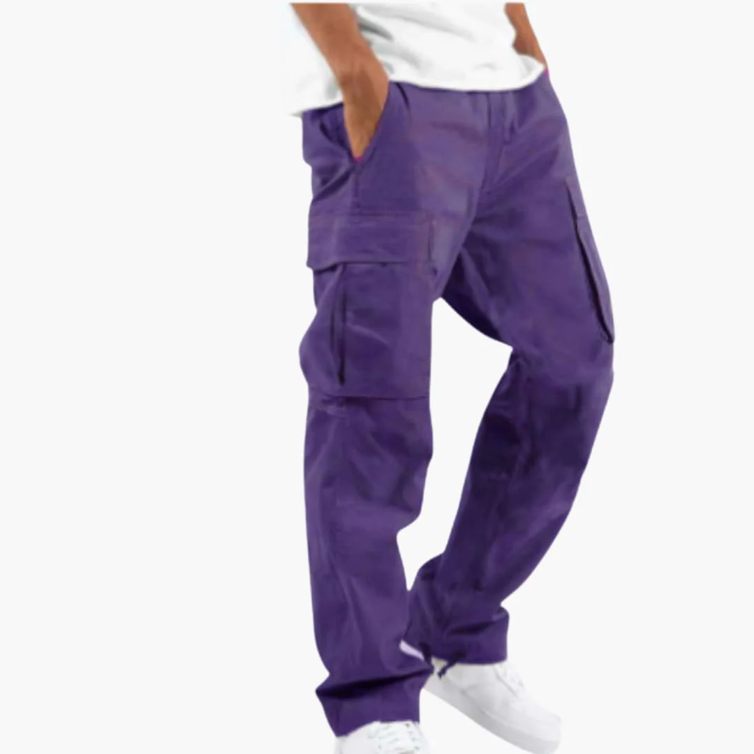 Weite Cargo-Hose für Männer - Bequeme Passform mit Taschen - Image 7