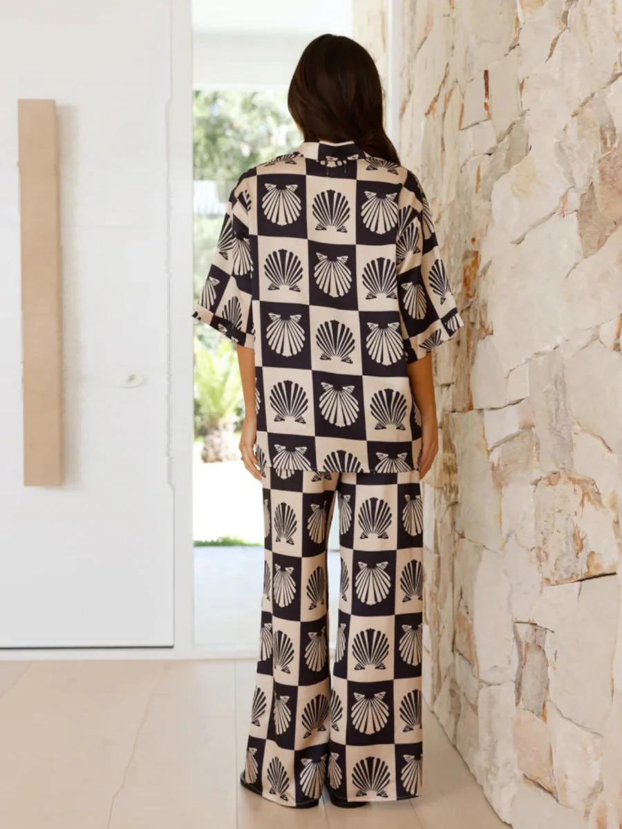 Wendelin | Schickes zweiteiliges bedrucktes Co-Ord Set - Image 3