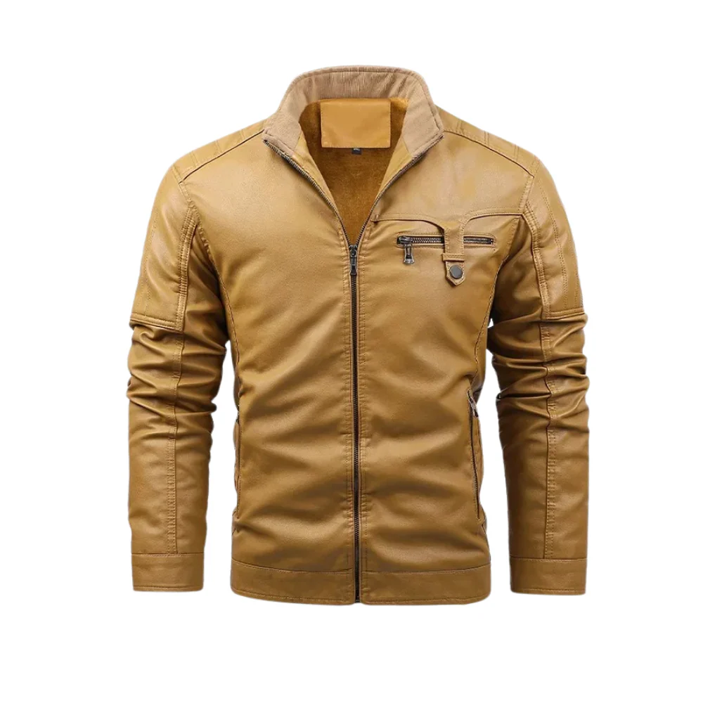Werner® | Retro-Lederjacke mit Fleece-Futter - Image 5