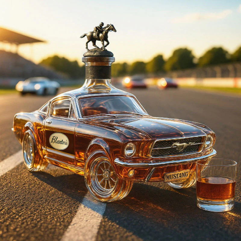Whiskykaraffe in Mustang-Form für die Hausbar