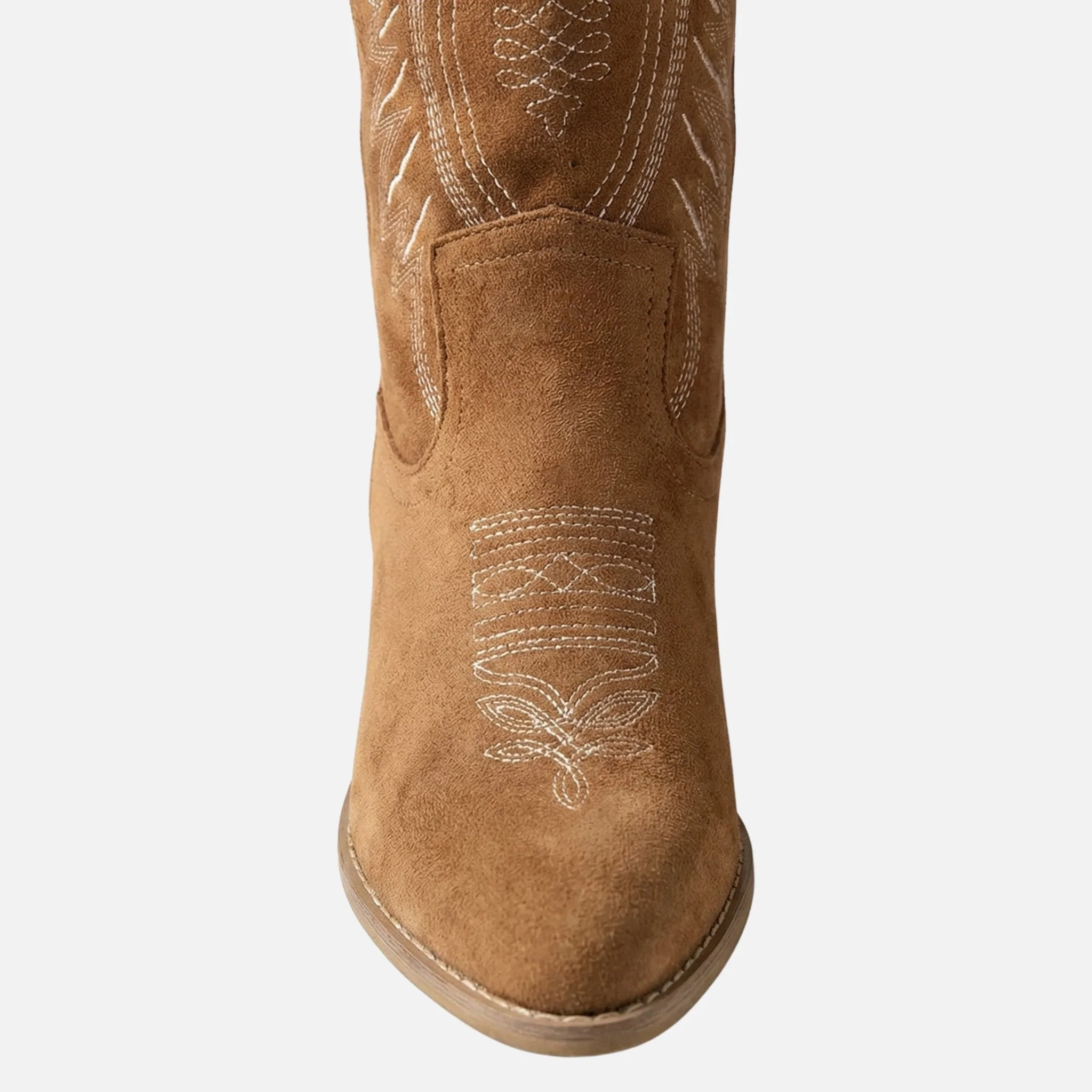 Kathrin | Damen Wildleder Westernstiefel Hoher Schaft – Hohe Western Stiefel Damen - Image 4