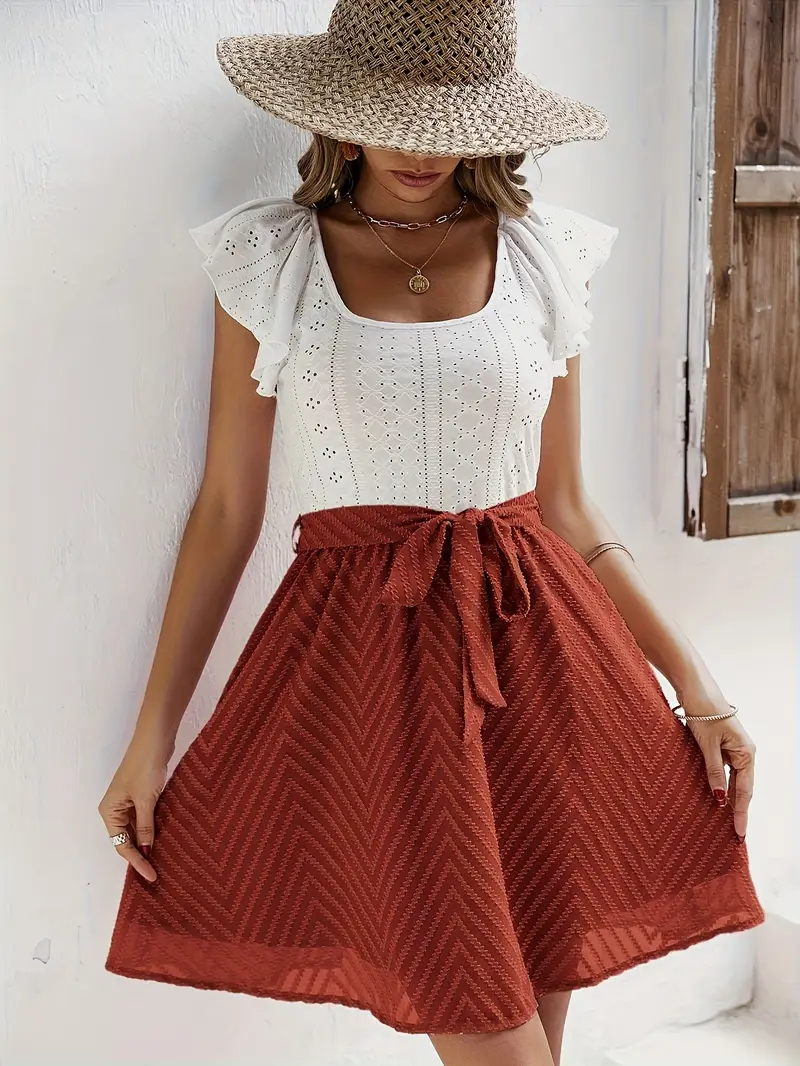 Wilhelmina – Set aus Oberteil mit Flügelärmeln und Rock mit Taillenbund - Image 18