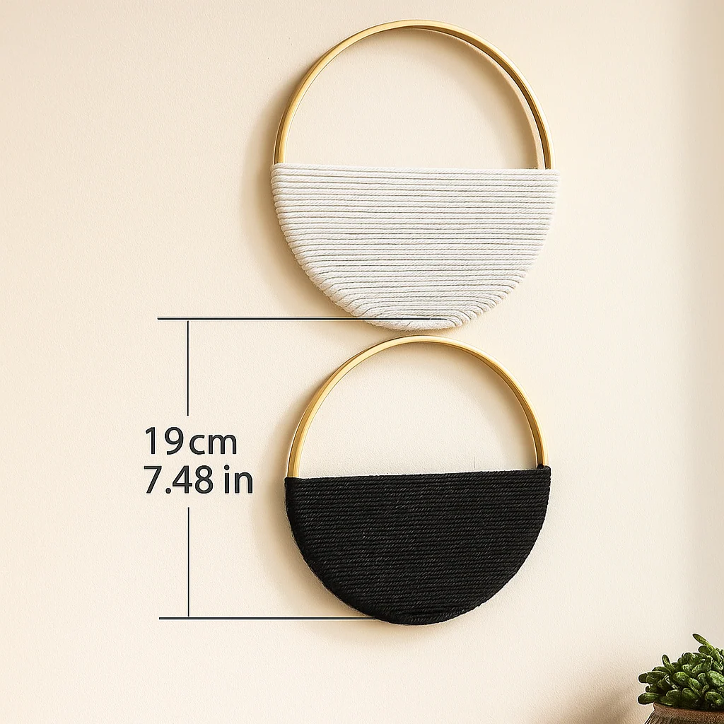 Willowloop – Circulares Makrame-Wandsdekor mit symmetrischem Design - Image 4