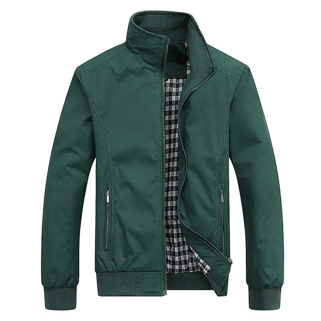 Winddichte Herrenjacke mit hohem Kragen - Image 3