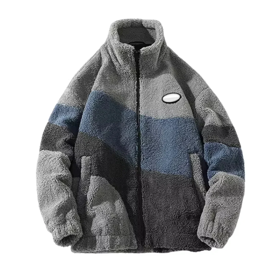 Winter Kunst pelz Fleecejacke Streetwear - Image 3