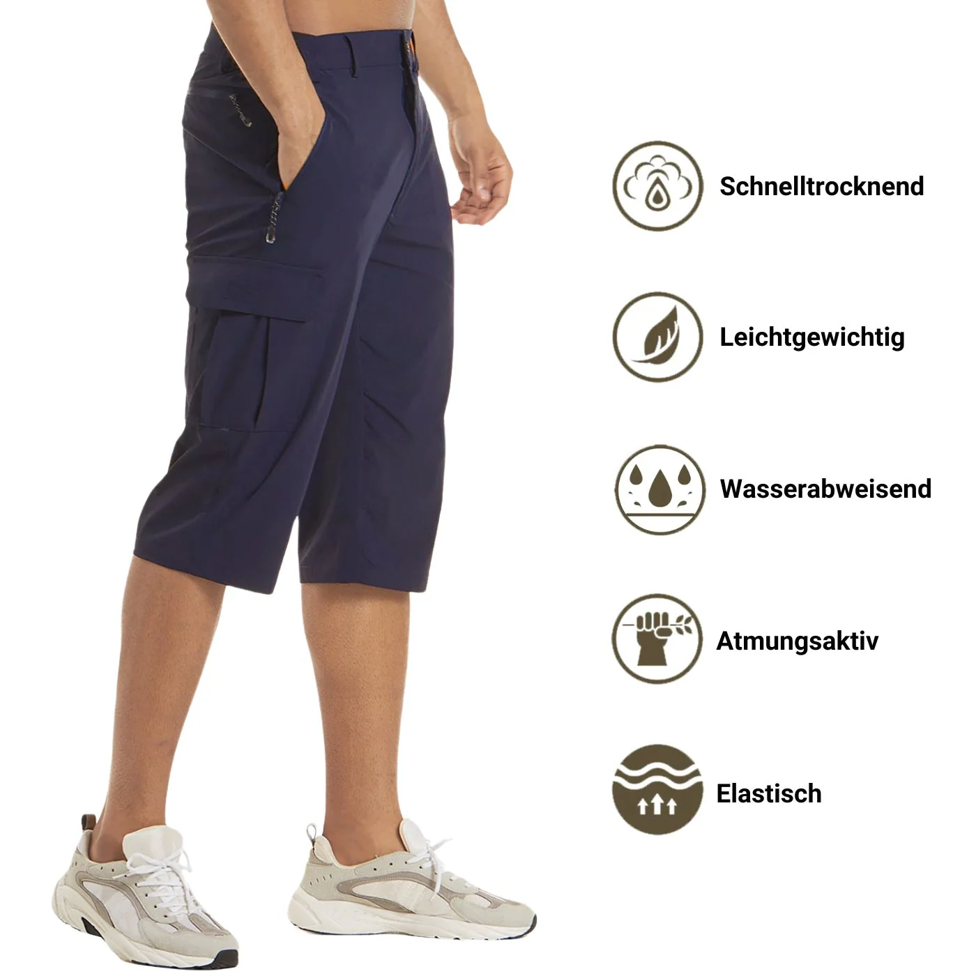 Wolfgang – Schnell Trocknende Cargoshorts - Image 2