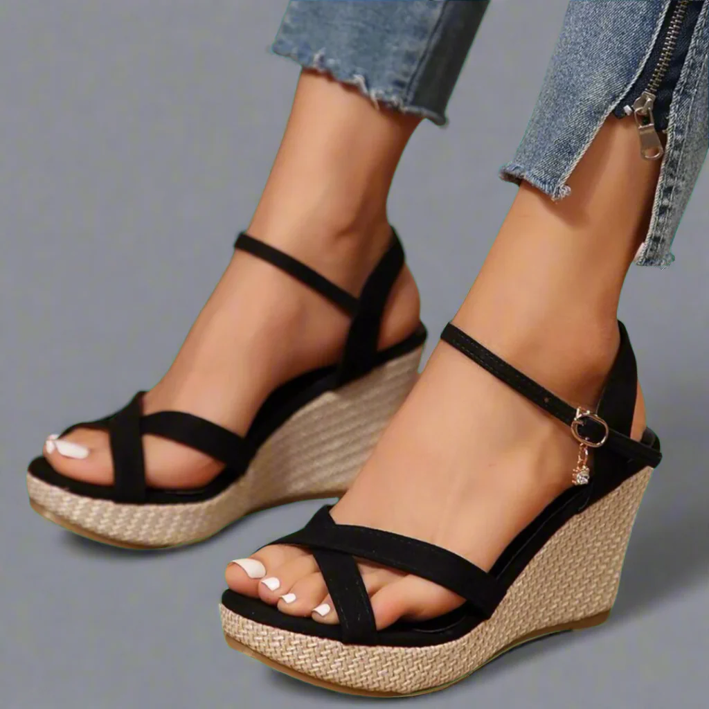 Xeltrud | Bequeme Sandalen mit Keilabsatz - Image 3