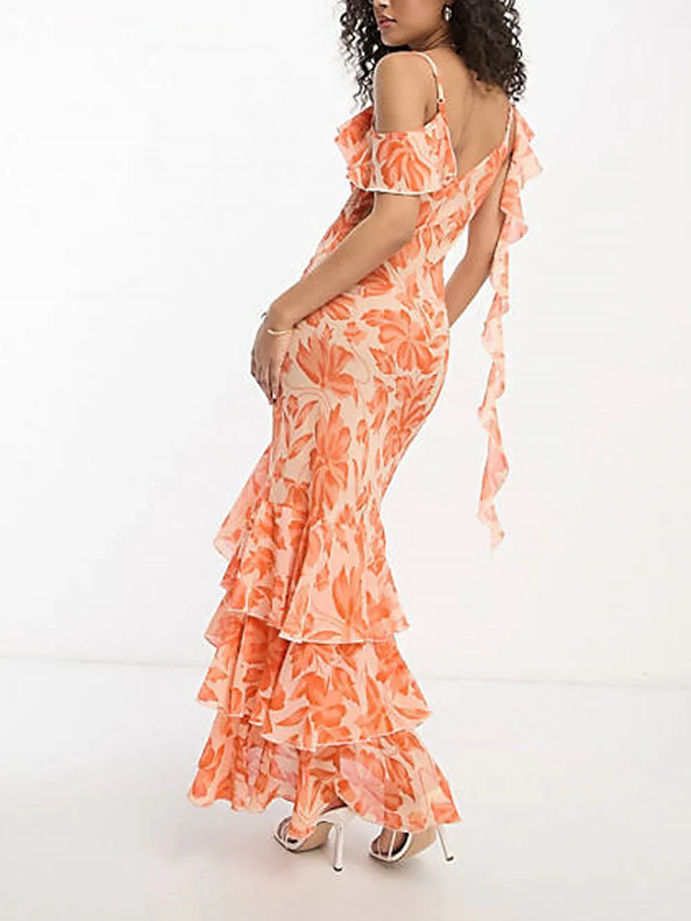 Yriella – Kräftiges Maxikleid mit Rüschen - Image 4