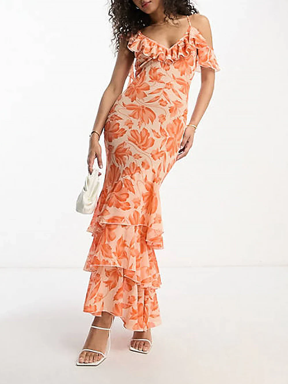 Yriella – Kräftiges Maxikleid mit Rüschen - Image 5