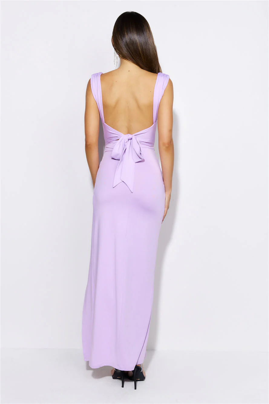 Yuna | Langes Neckholder-Kleid Geschlitzt - Image 9