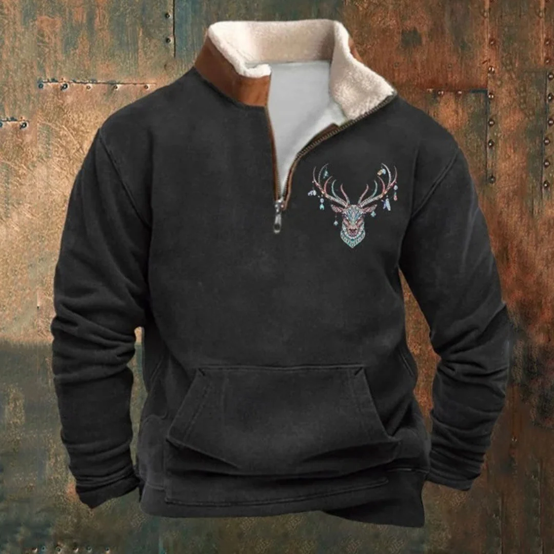 Yvo® | Quarto Reißverschluss Pullover - Image 3