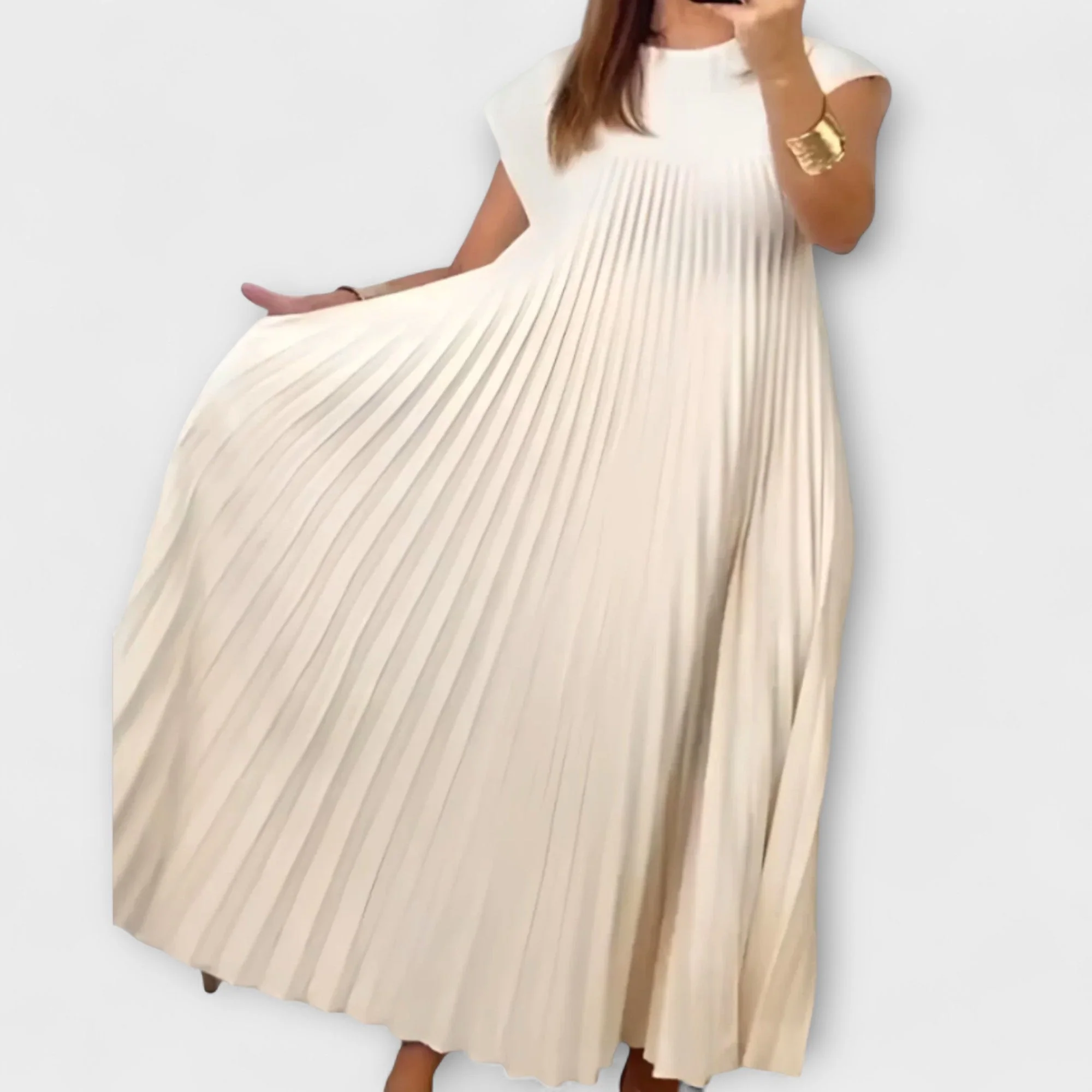 Zairelle – Elegantes Faltenkleid - Image 7
