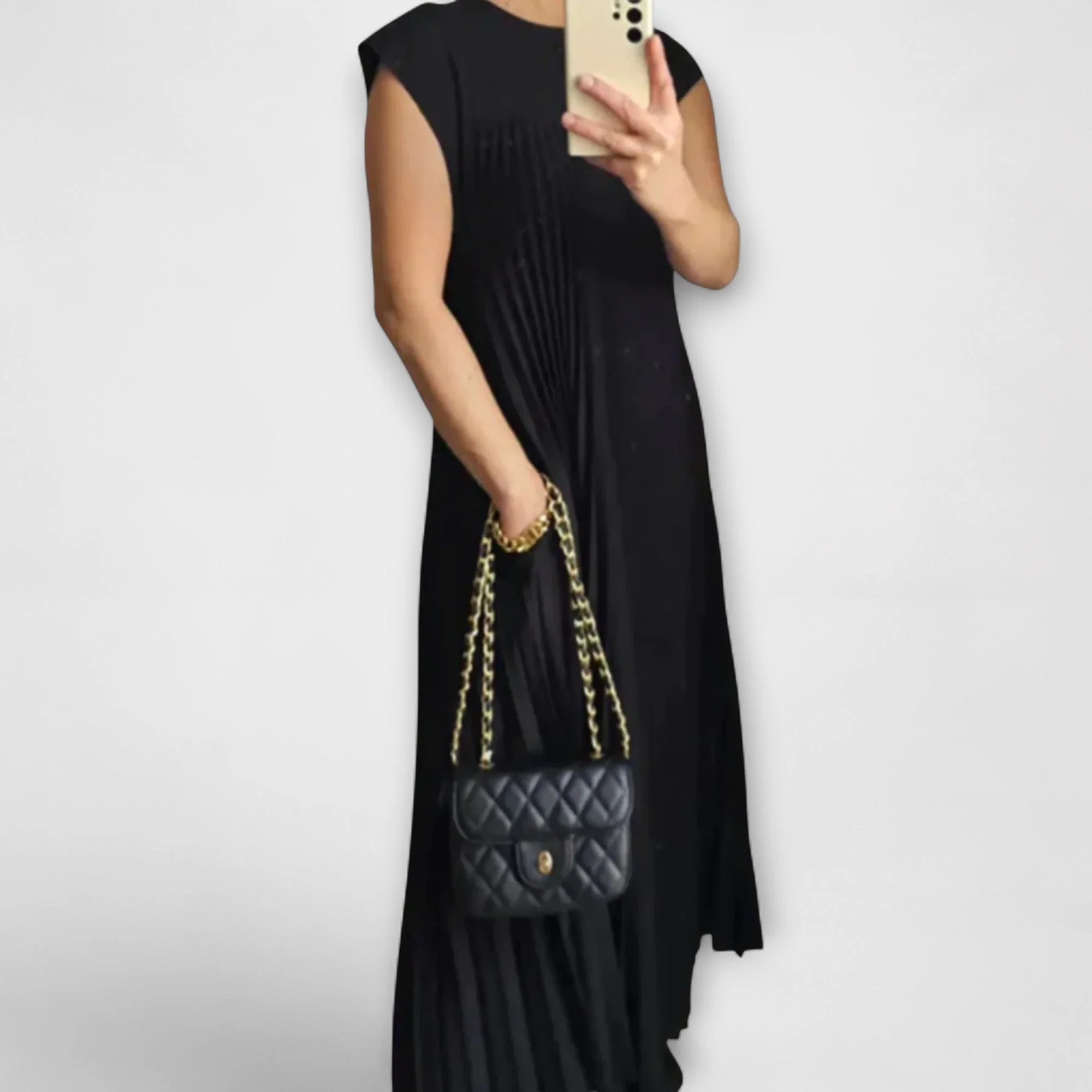 Zairelle – Elegantes Faltenkleid - Image 9