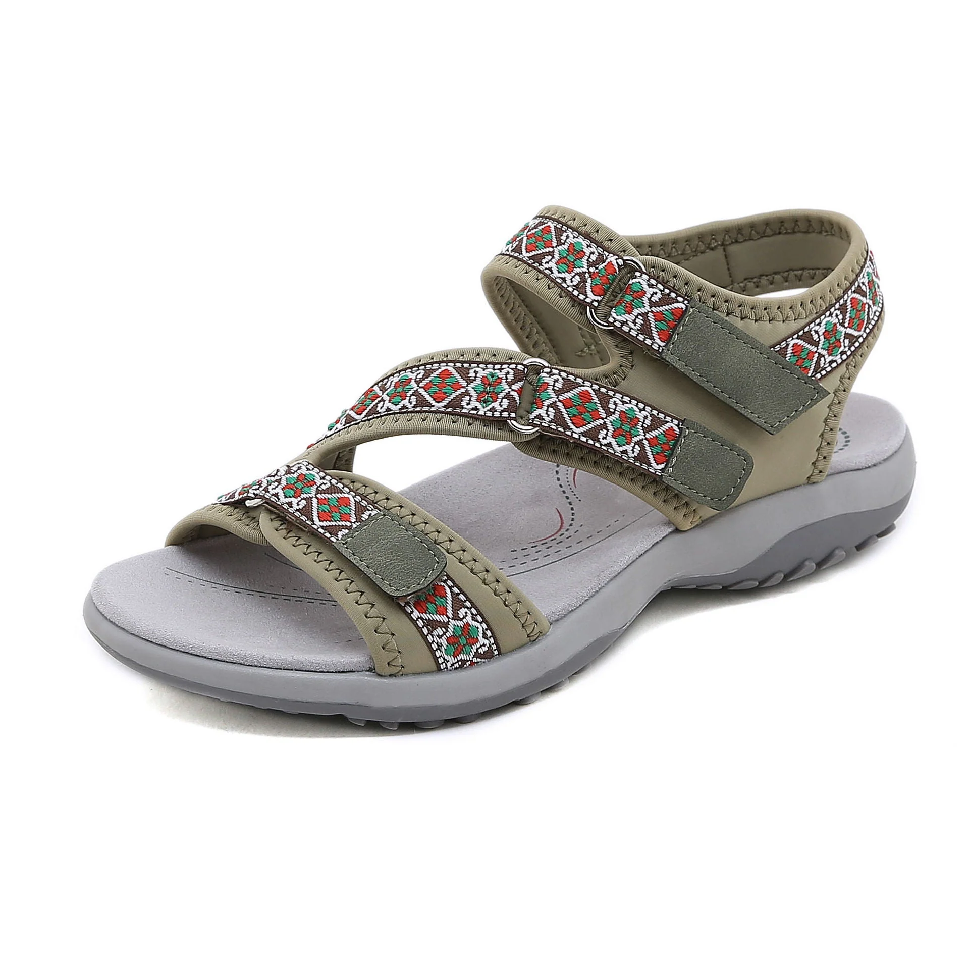 Zamira- Damen Sportliche Trekking Sandalen mit verstellbaren Riemen - Image 2