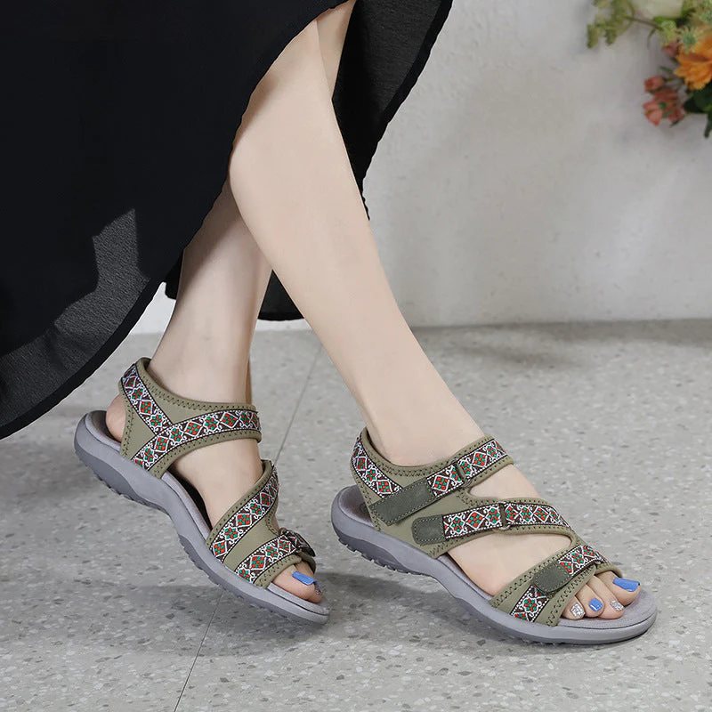 Zamira- Damen Sportliche Trekking Sandalen mit verstellbaren Riemen - Image 3