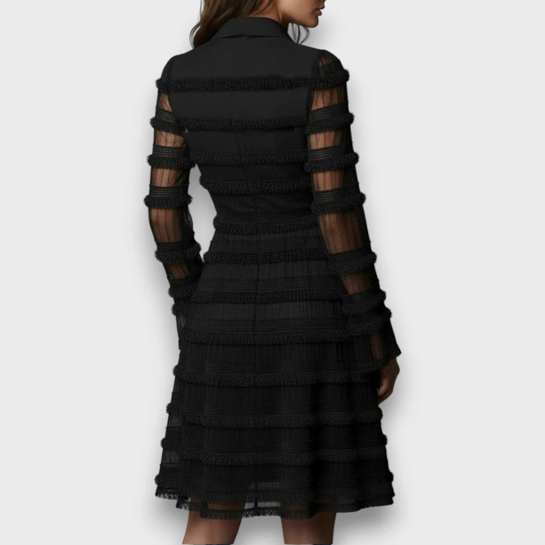 Zayenna - Strukturiertes Fransenkleid - Image 3