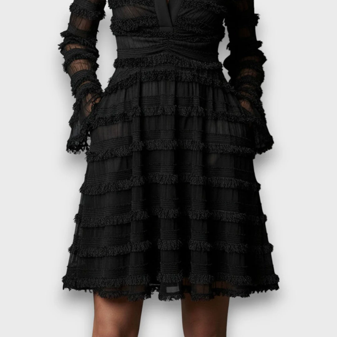 Zayenna - Strukturiertes Fransenkleid - Image 4