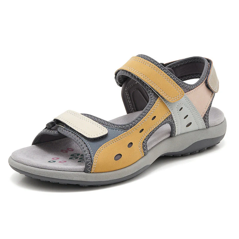 Zdenka- Damen Trekking Sandalen mit verstellbaren Klettverschlüssen