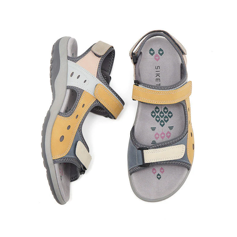 Zdenka- Damen Trekking Sandalen mit verstellbaren Klettverschlüssen - Image 3