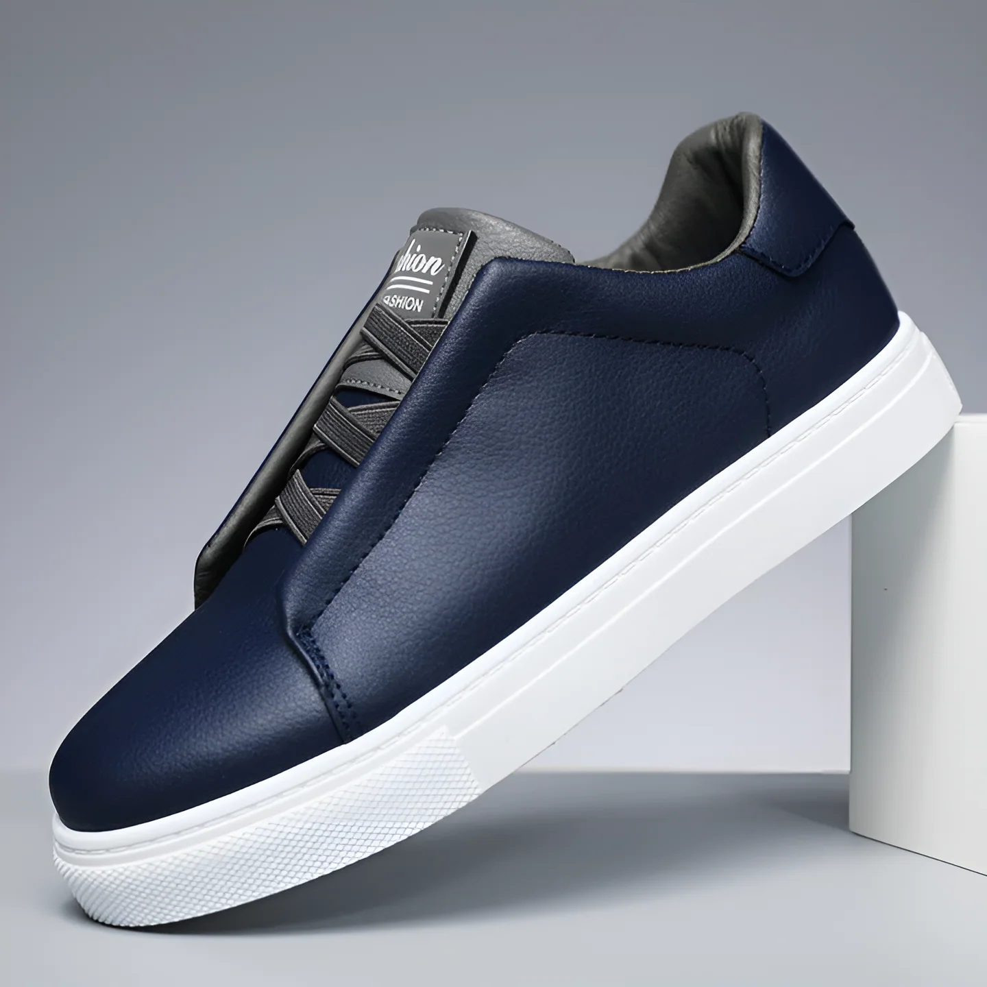 Zeitlose Leder Herren Sneaker - Image 2