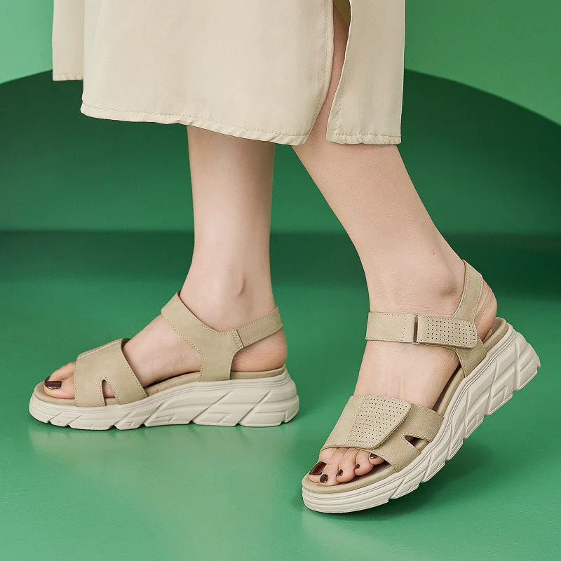 Zeljka- Damen Sportliche Wedgesandalen mit dämpfender Sohle - Image 2