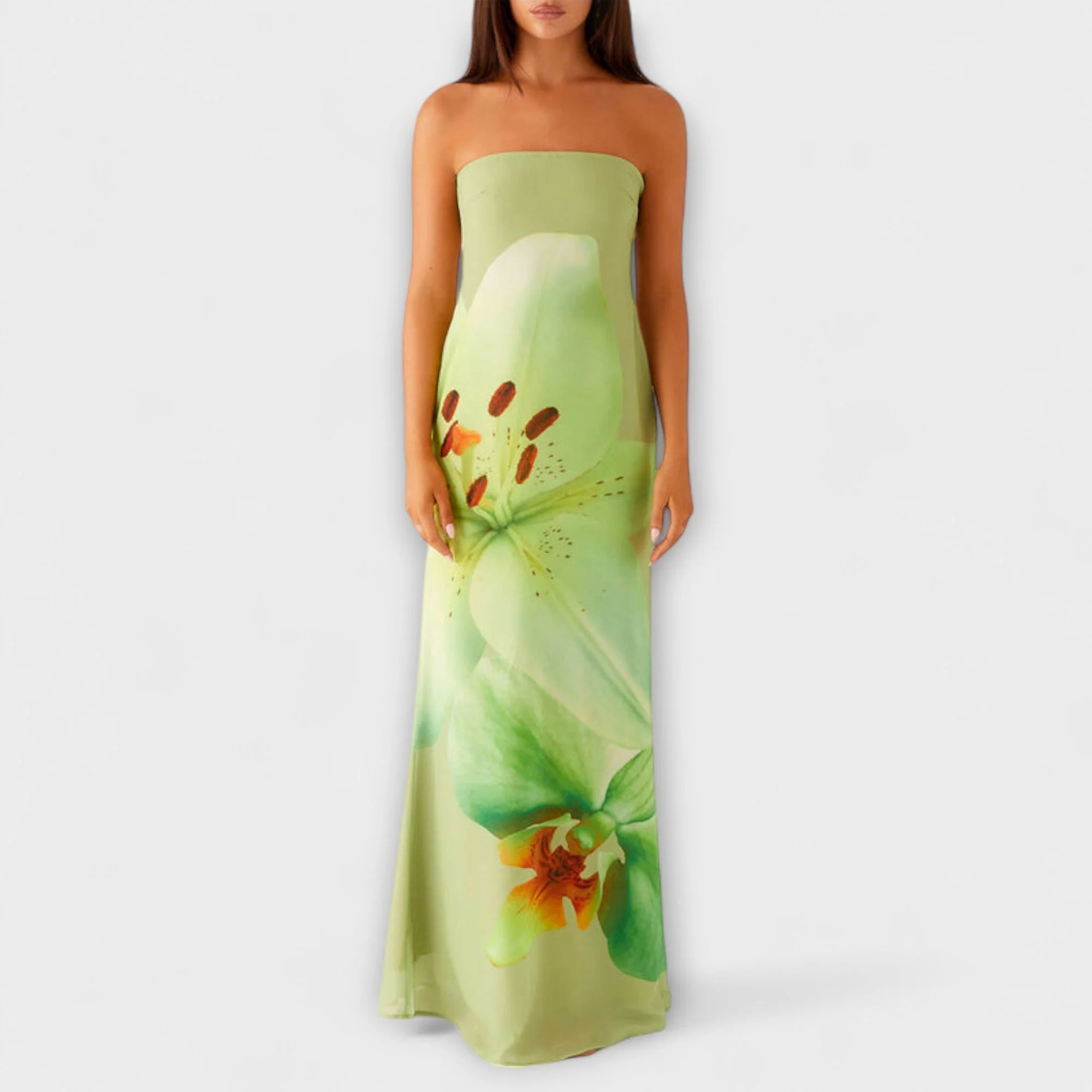 Zephyra - Elegantes Off-Shoulder Maxi-Kleid - Image 3