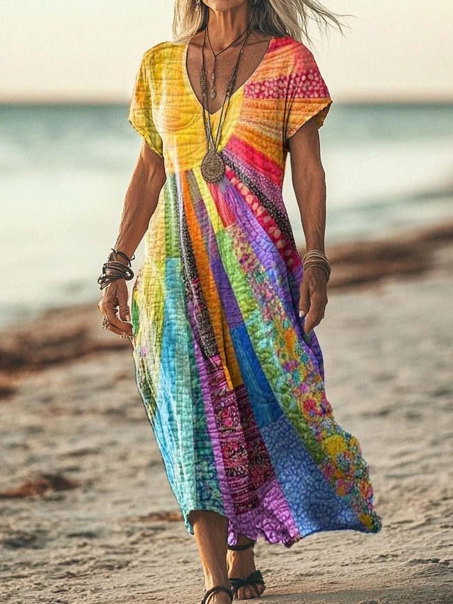 Zilena - Luftiges Boho-Leinenkleid - Image 2