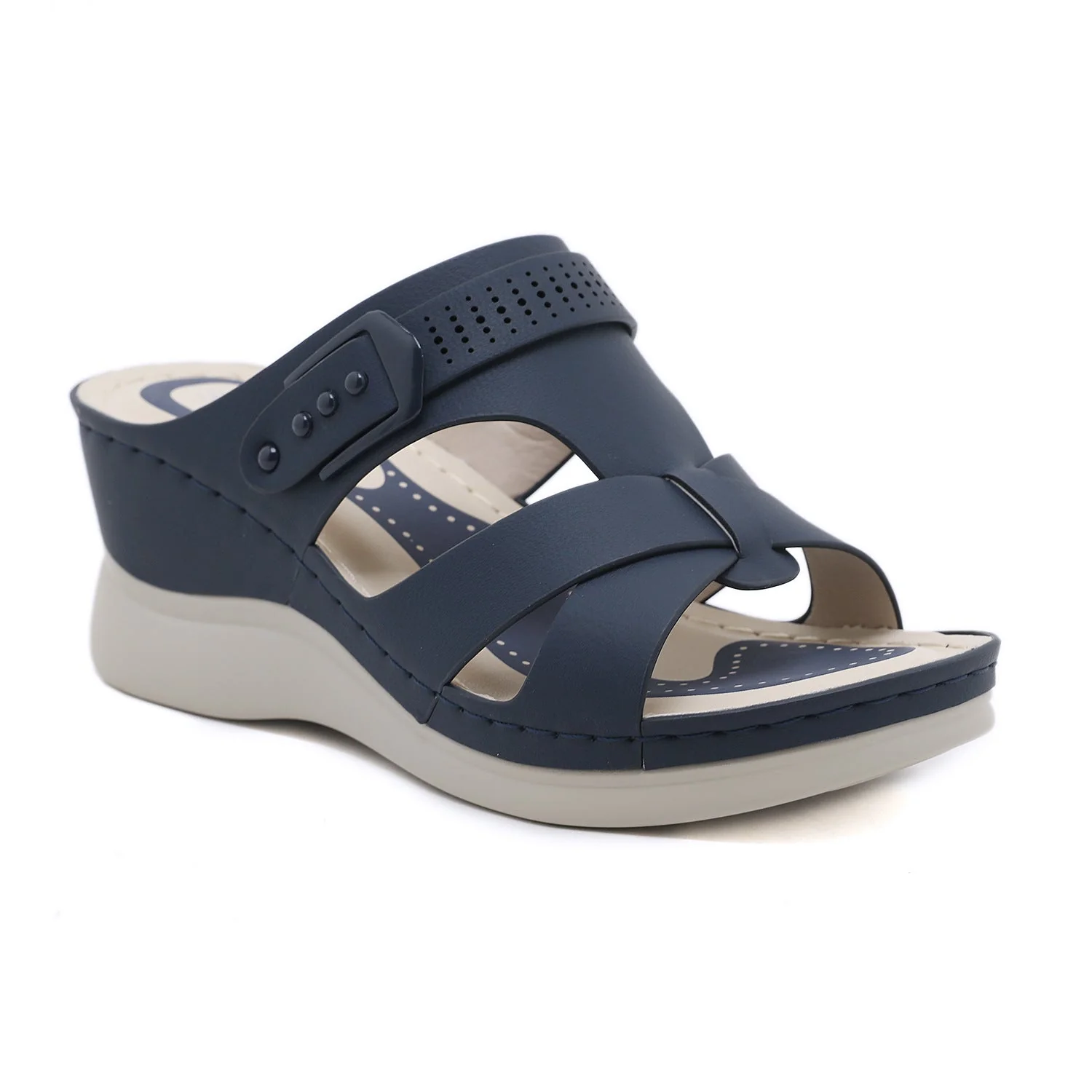 Zina- Damen Stylish Sandaletten mit anatomisch geformter Fußbett - Image 7
